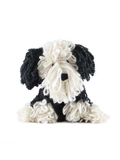 bearded, collie, Josephine, eds animals, edwards crochet, edwards menagerie, kerry lord